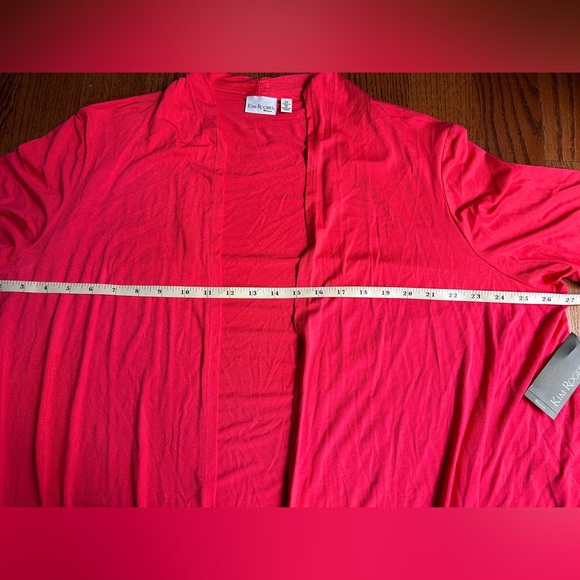 NWT Kim Rogers Elbow Sleeve Cardigan - Picture 6 of 7